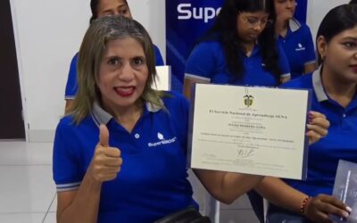 ALIANZA SENA- SUPERGIROS CERTIFICA A SUS COLABORADORES