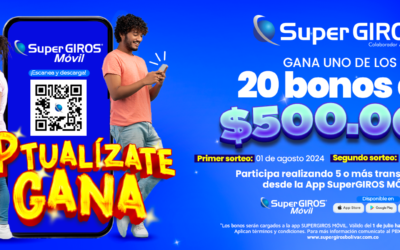 APPTUALÍZATE Y GANA CON SUPERGIROS MÓVIL