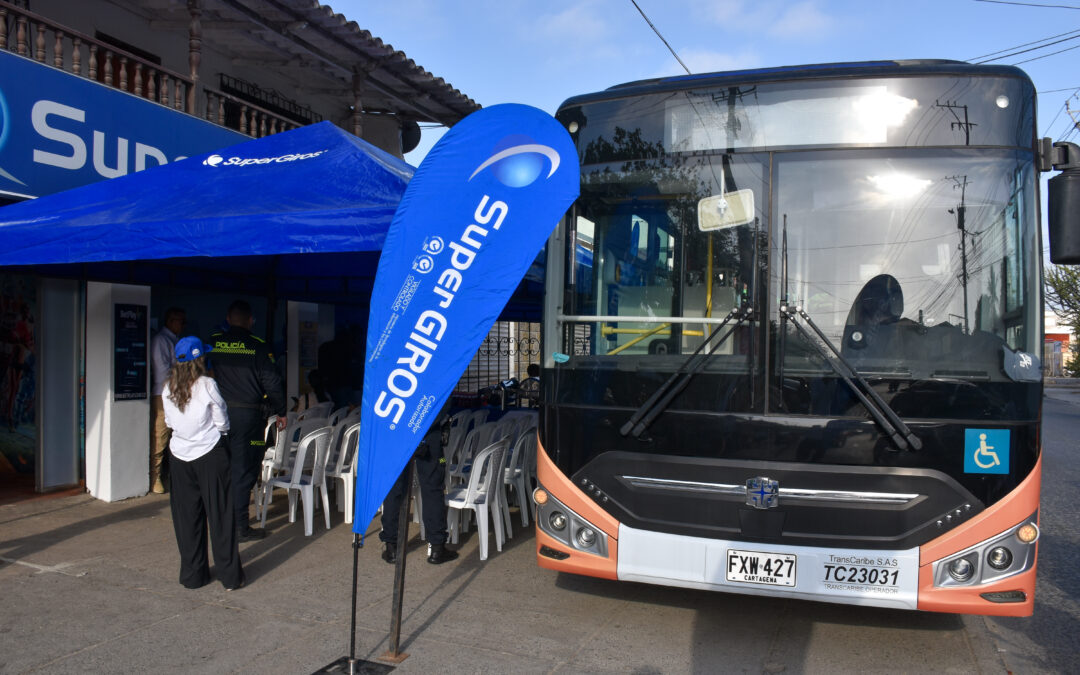 Siempre conectados: recargas de Transcaribe en la App de SuperGiros
