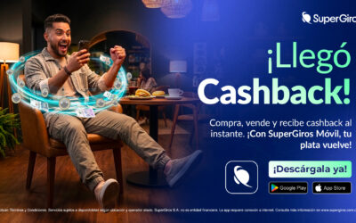 Recibe dinero de vuelta con Cashback en SuperGiros Móvil